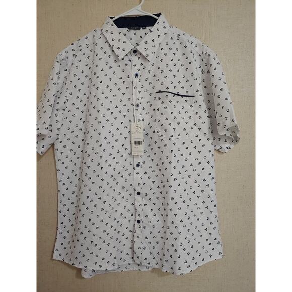 NWT Mens Surf Style Button Front sz XL - Picture 1 of 5